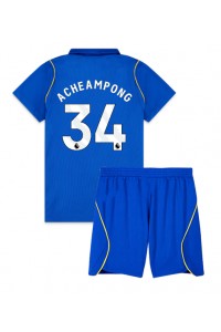 Chelsea Josh Acheampong #34 Babyklær Hjemme Fotballdrakt til barn 2026-27 Korte ermer (+ Korte bukser)